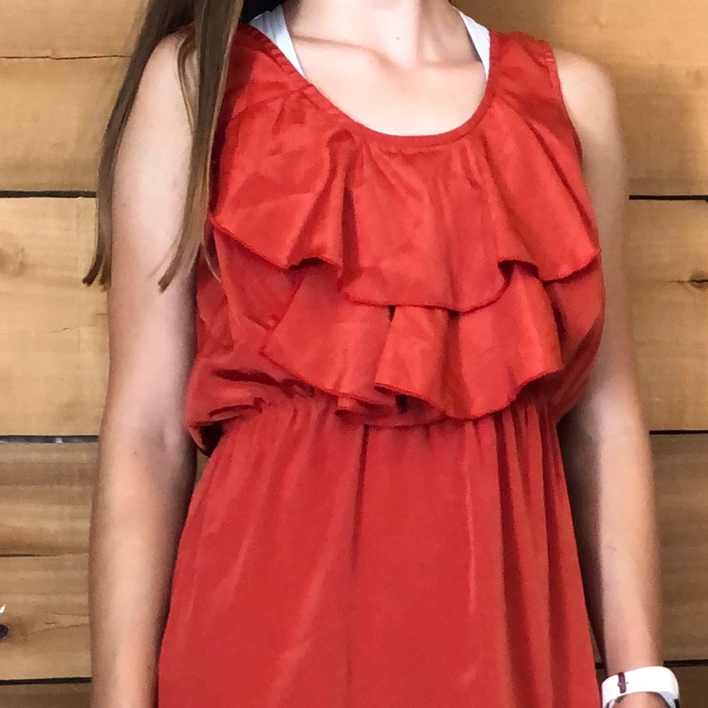 Orange dress